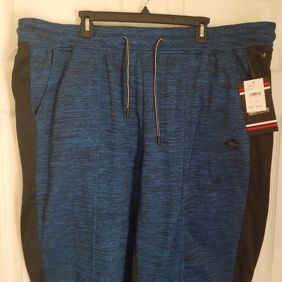 Akademiks Mens Jogger//Sweatpants NWT Big Tall Fleece Polyester 4XL 5XL Gray Blue